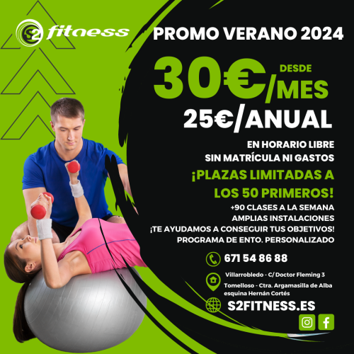 S2Fitness promociones - Verano 2024